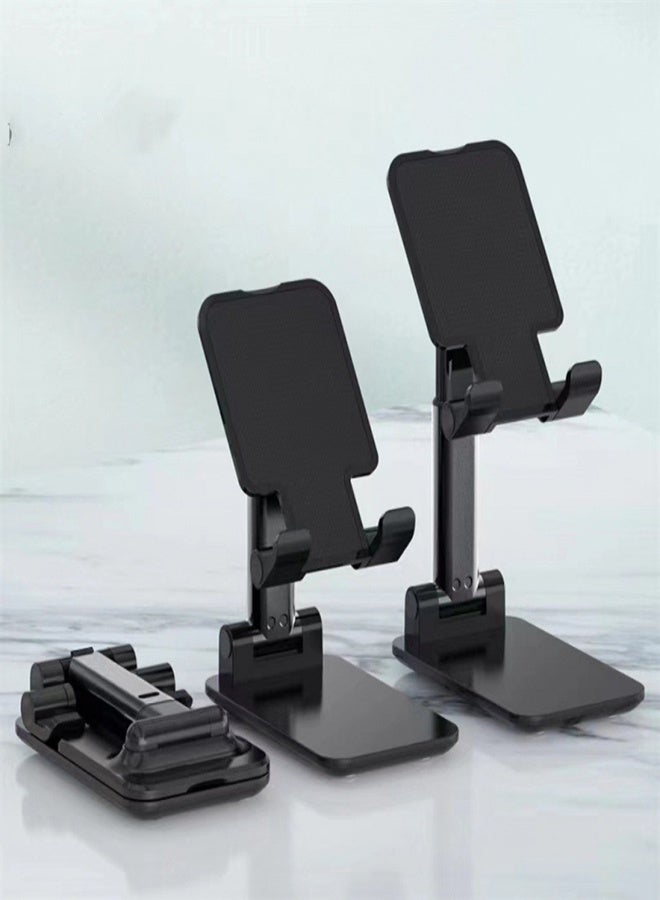 MTL Foldable Telescopic Phone & Tablet Stand – Adjustable Desktop Mobile Holder, Portable Lazy Bracket for Live Streaming, Office & Home Use - Image 2